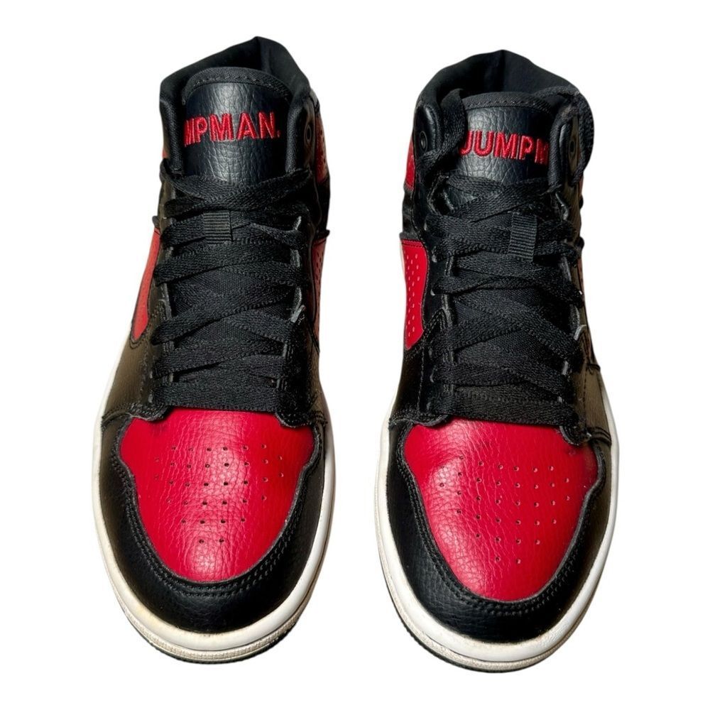 Jordan Access (GS) Black Red Low Top Sneakers Show AV7941-006 Kids 6.5Y Women 8 - Picture 2 of 5